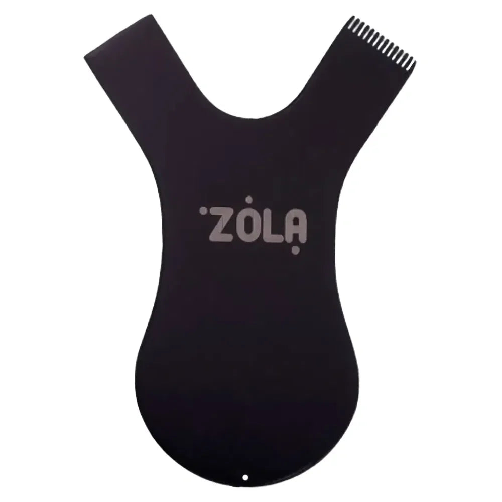 Zola Cosmetics- Metal Y Comb Applicator - Black