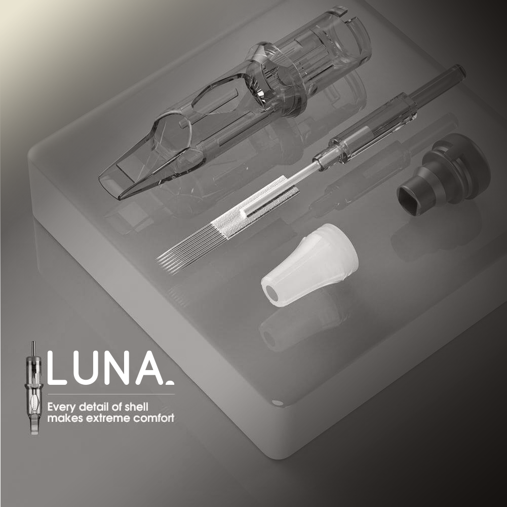 Curved Round Magnums - Luna Acupuncture Cartridges - Box of 20