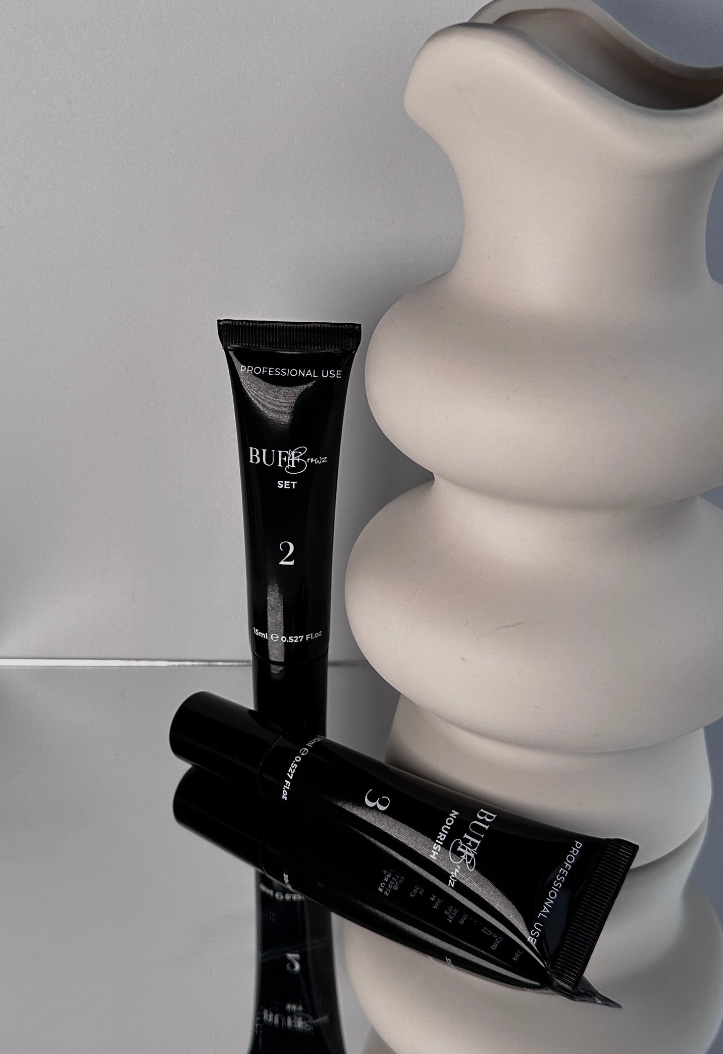 Cysteamine Brow & Lash Lamination Kit - 1,2 & 3 Steps - 3 x 15ml Tubes