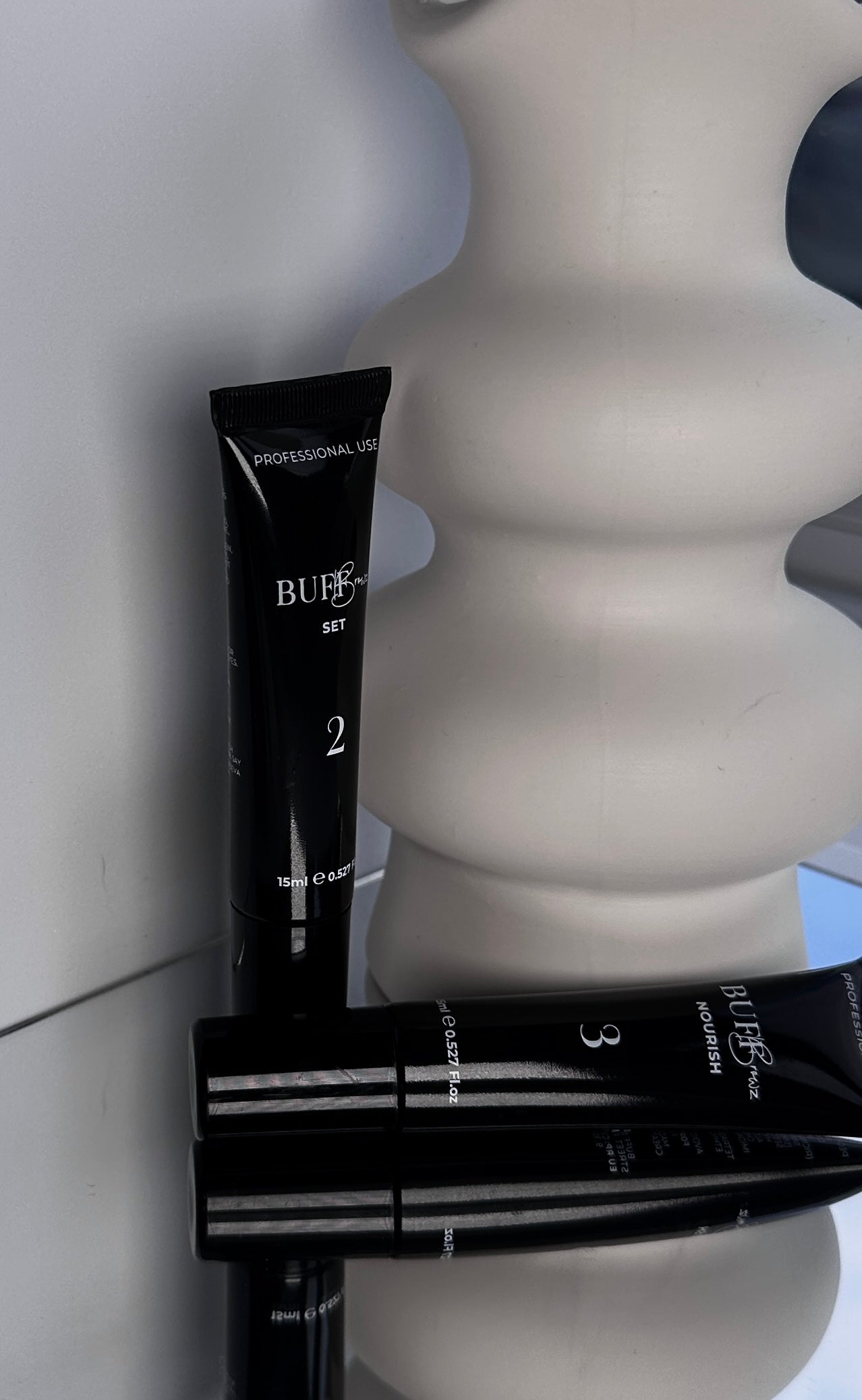 Cysteamine Brow & Lash Lamination Kit - 1,2 & 3 Steps - 3 x 15ml Tubes