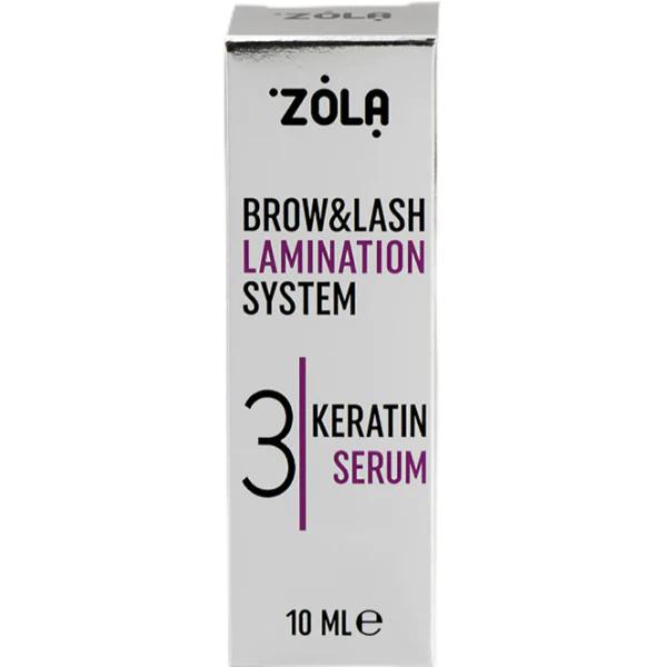 Zola Cosmetics - Eyelash & Eyebrow Lamination #3 Keratin Serum 10ml