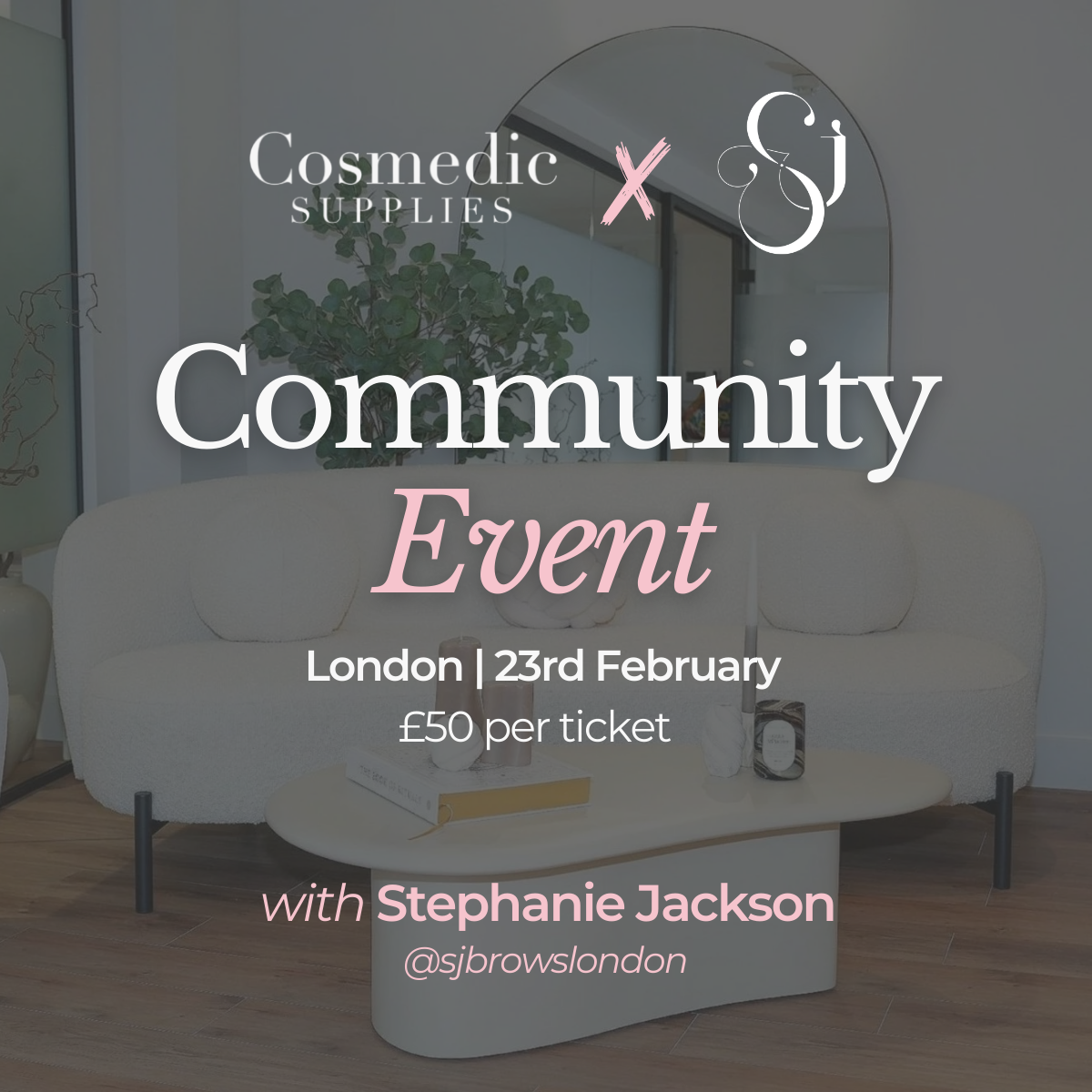 CS Community Event - 23rd February - Stephanie Jackson London