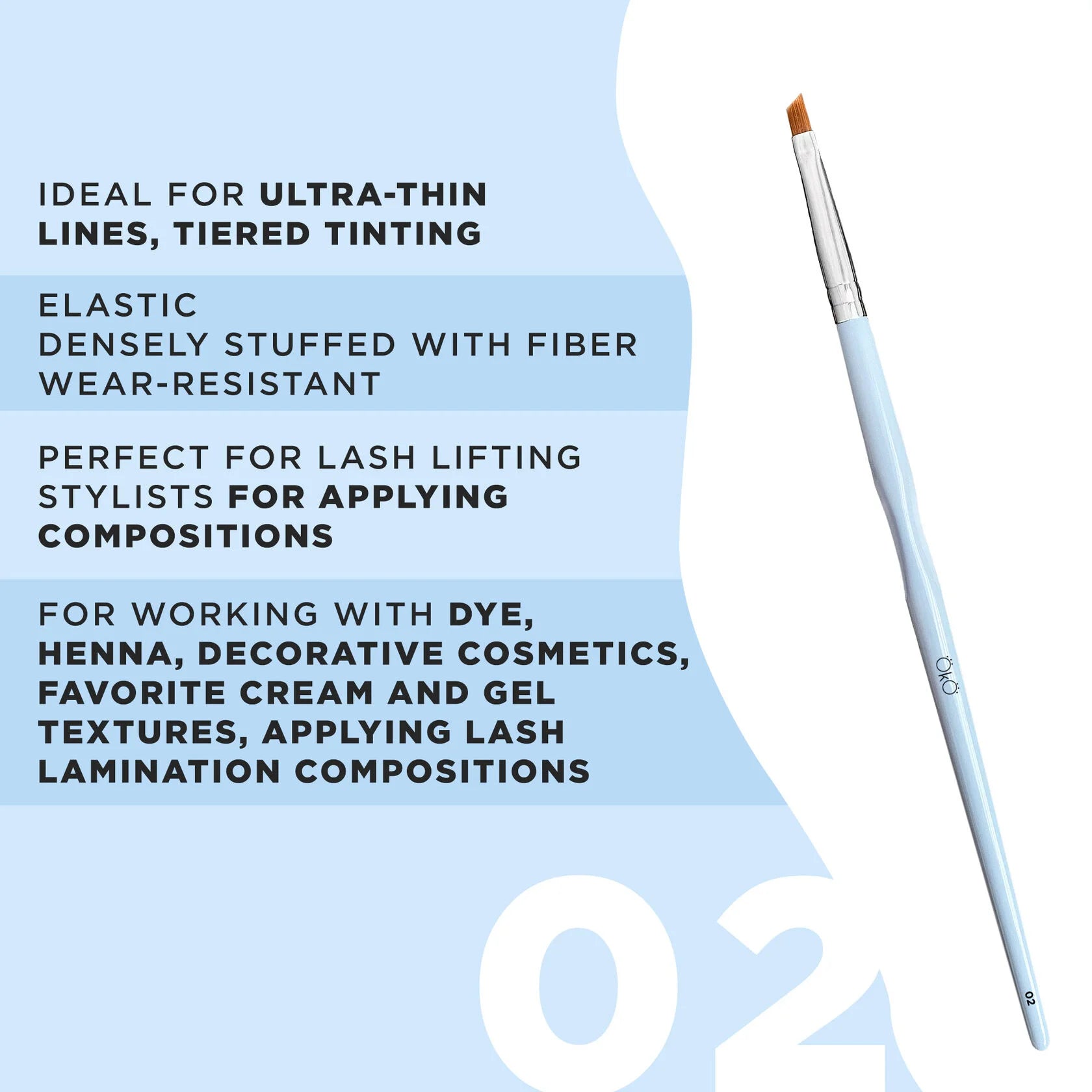 OkO - Brush #2 Mini Angled Brush