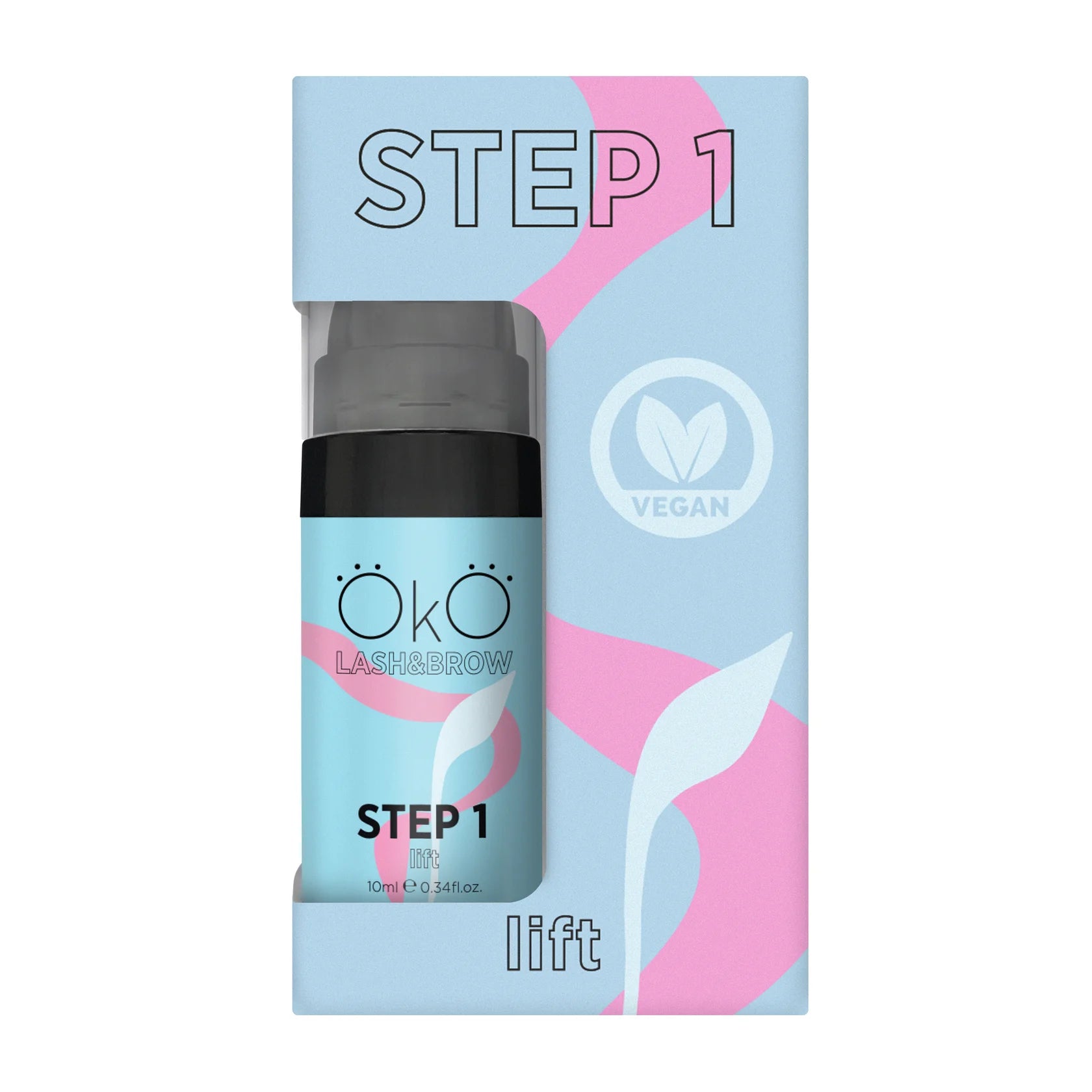 OkO - Eyelash & Eyebrow Lamination Airless Pump - Step 1 Lift