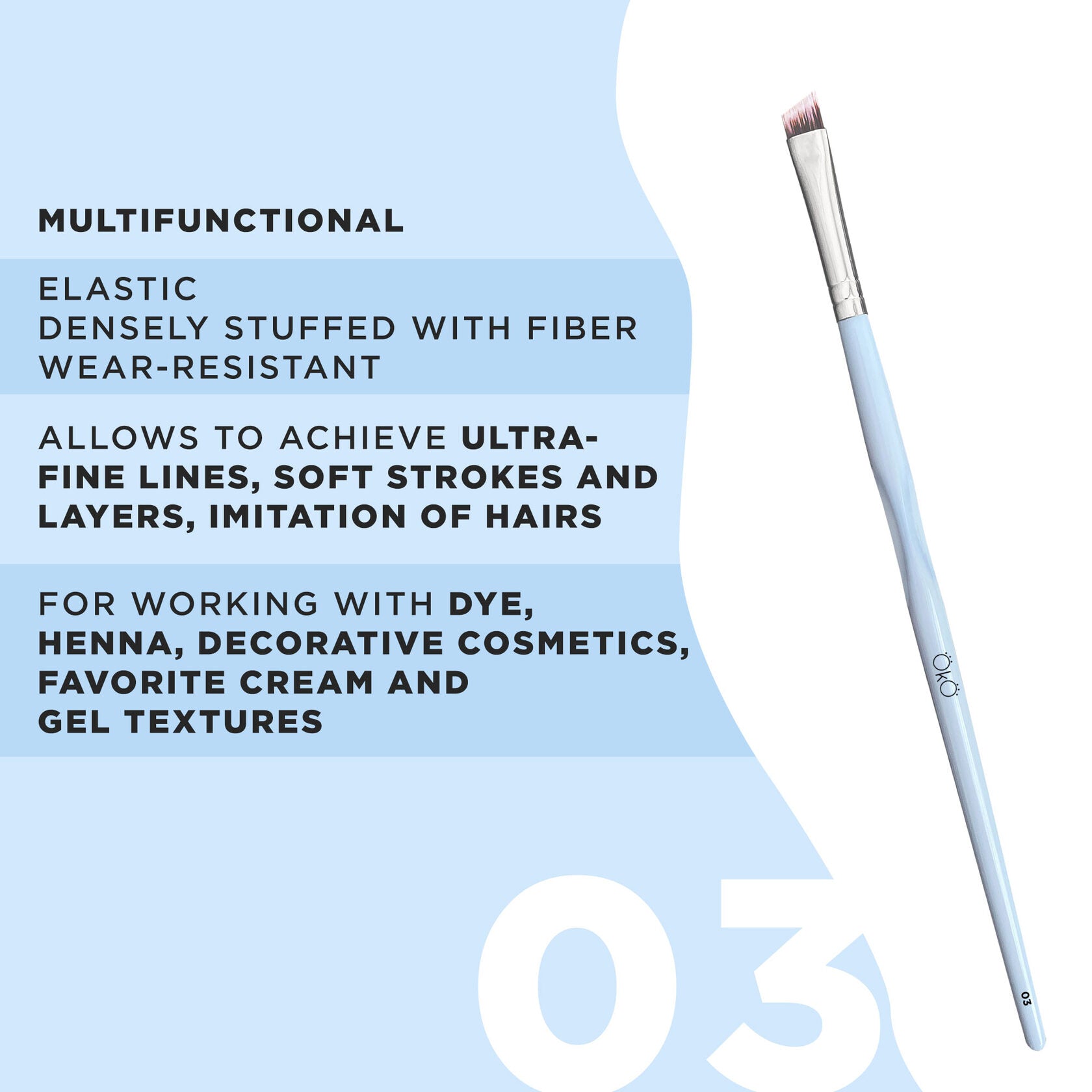 OkO - Brush #3 Angled Brush
