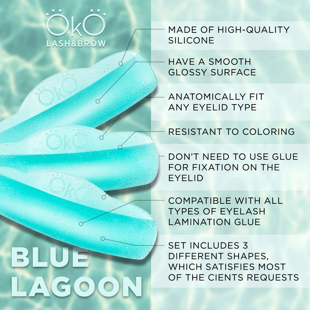 OkO - Lash Lifting Pads - Blue Lagoon
