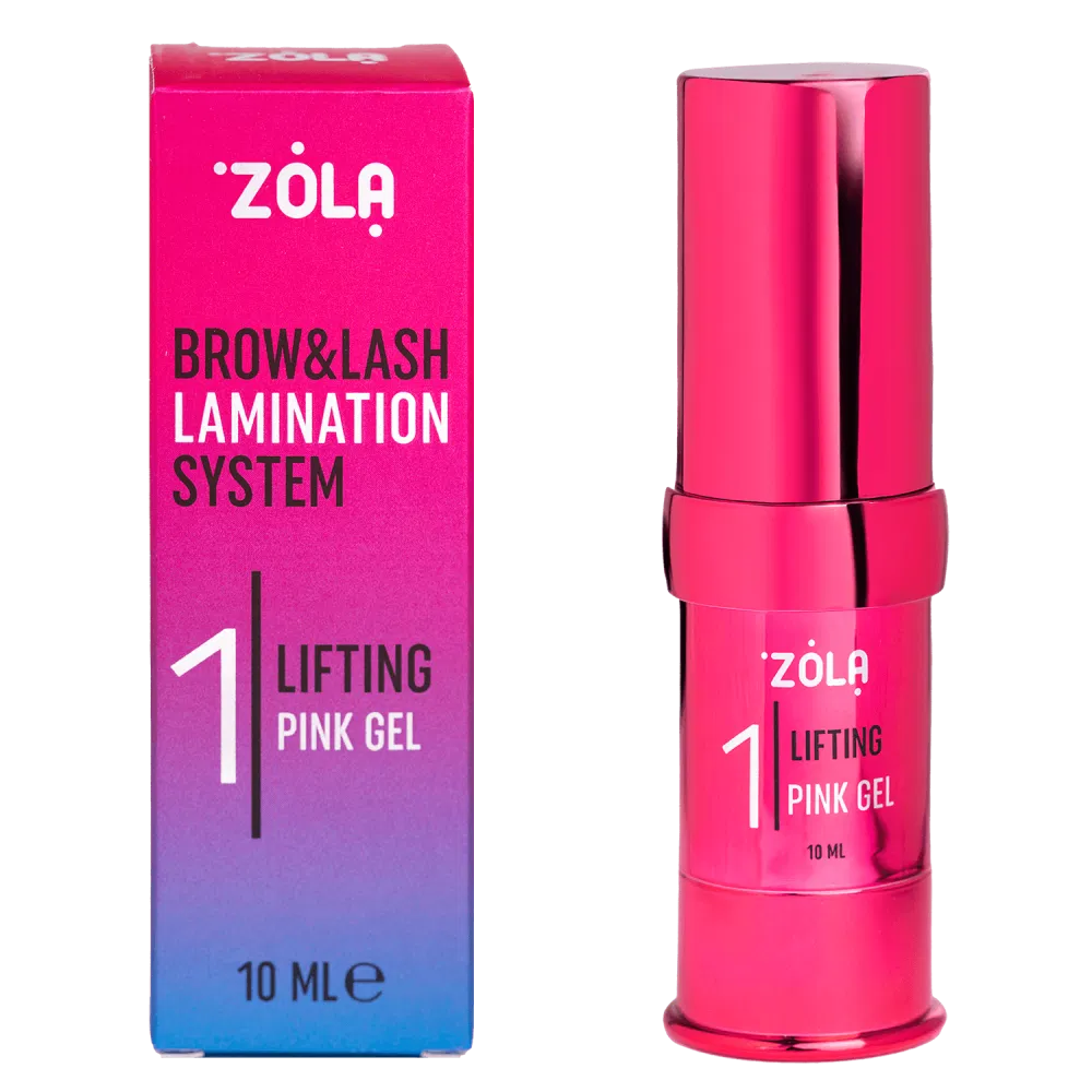 Zola Cosmetics - Eyelash & Eyebrow Lamination Colour Lab #1 Pink Lifting Gel 10ml