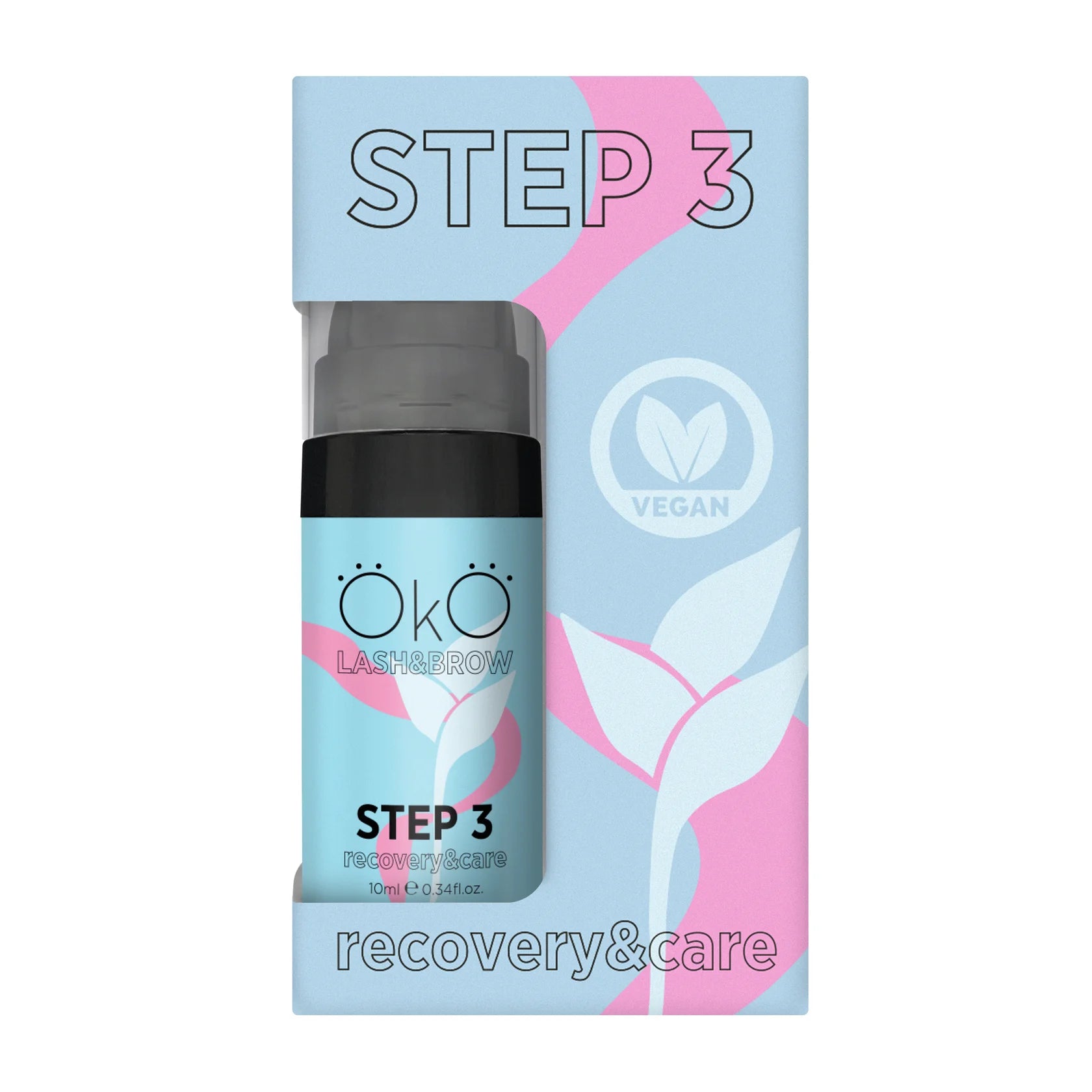 OkO - Eyelash & Eyebrow Lamination Airless Pump - Step 3 Recovery & Care