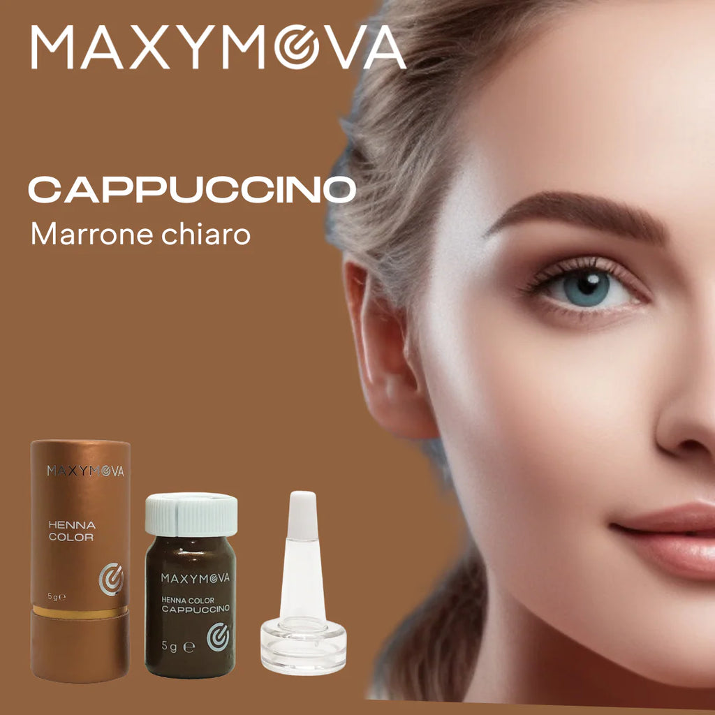 Maxymova - Premium Brow Colour Collection - Kit With 6 Henna Shades & Accessories