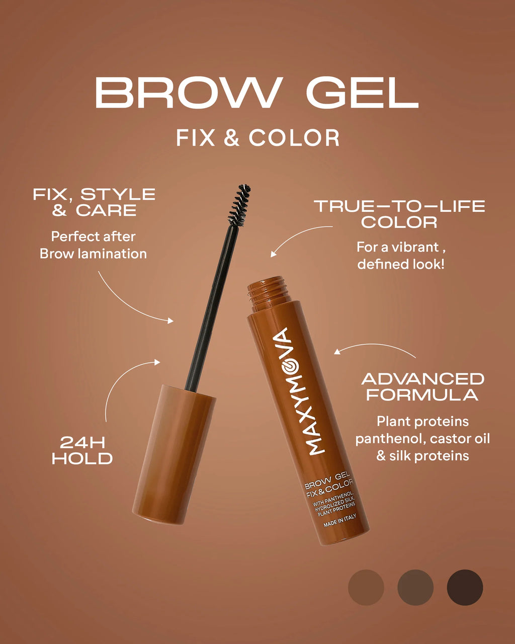 Maxymova - Brow Gel Fix & Colour
