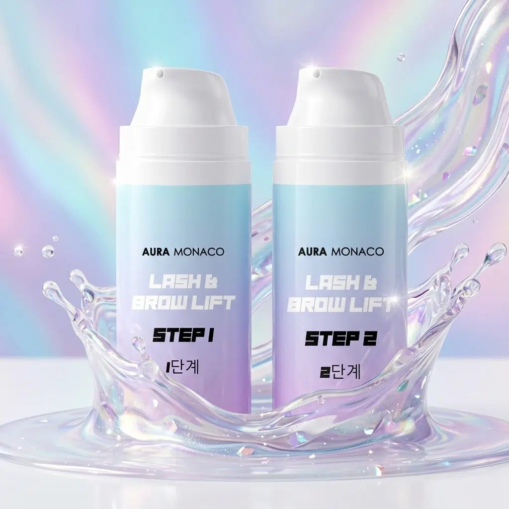 Aura Monaco- Korean Lash & Brow Lift Lotions | Step 1 & 2 | 2x 10ml