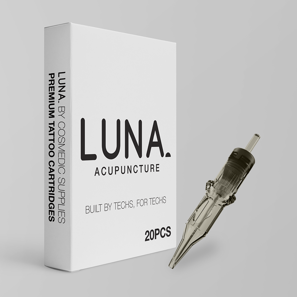 Curved Round Magnums - Luna Acupuncture Cartridges - Box of 20