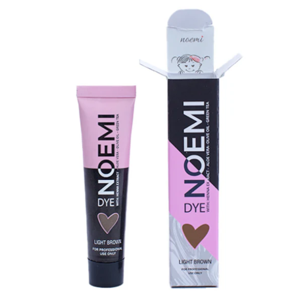 Noemi - Eyebrow & Eyelash Dye - Light Brown 15ml