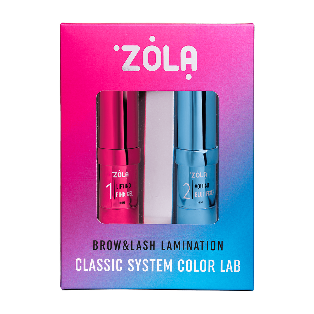 Zola Cosmetics - Eyelash & Eyebrow Lamination Colour Lab Kit 2 x 10ml