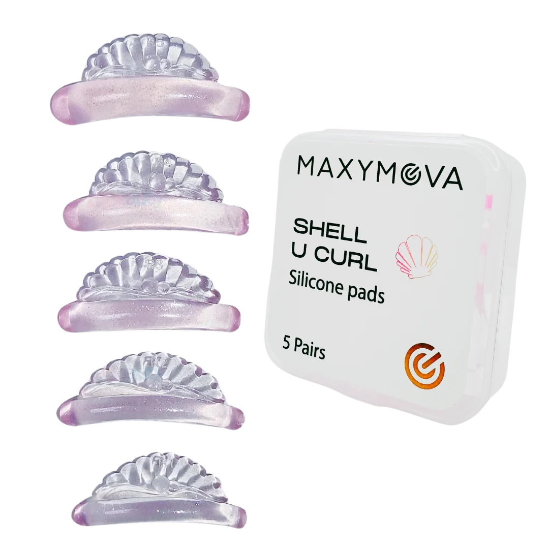 MaxyMova - Shell U-Curl Silicone Lash Lift Shields - 5 Pairs