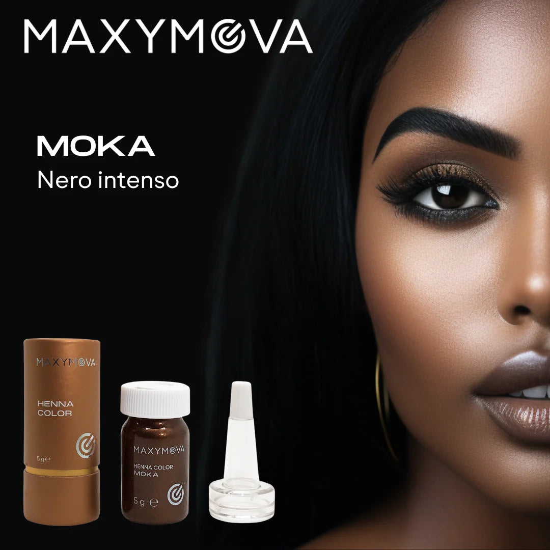 Maxymova - Premium Brow Colour Collection - Kit With 6 Henna Shades & Accessories