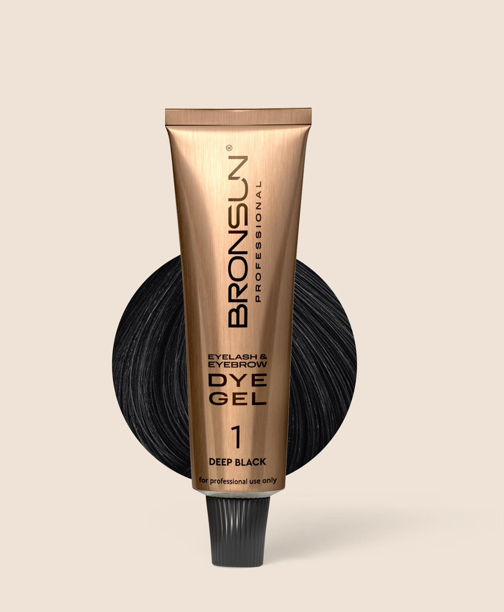 Bronsun - Eyelash & Eyebrow Gel Dye - Deep Black - 15ml