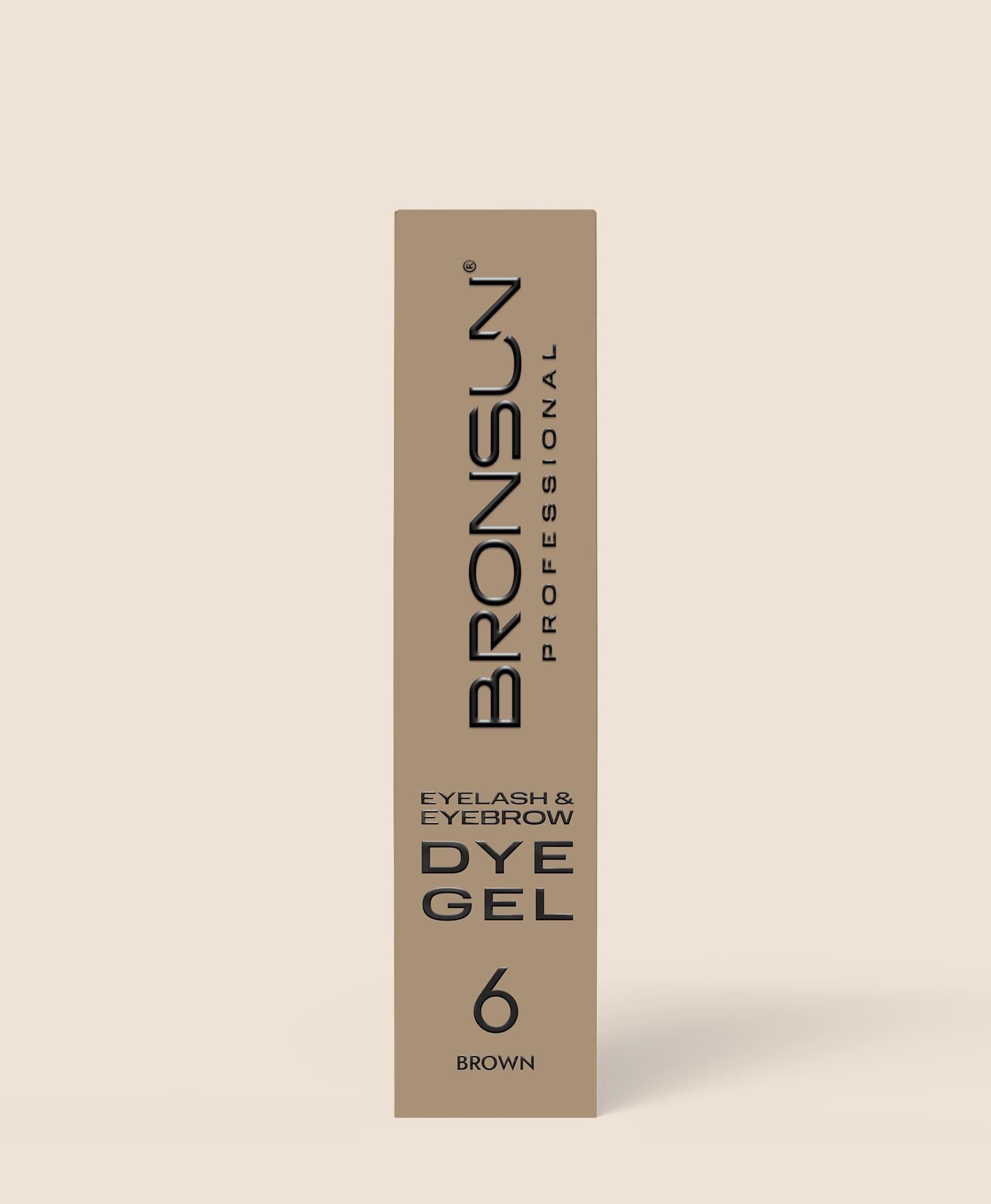 Bronsun - Eyelash & Eyebrow Gel Dye - Brown - 15ml