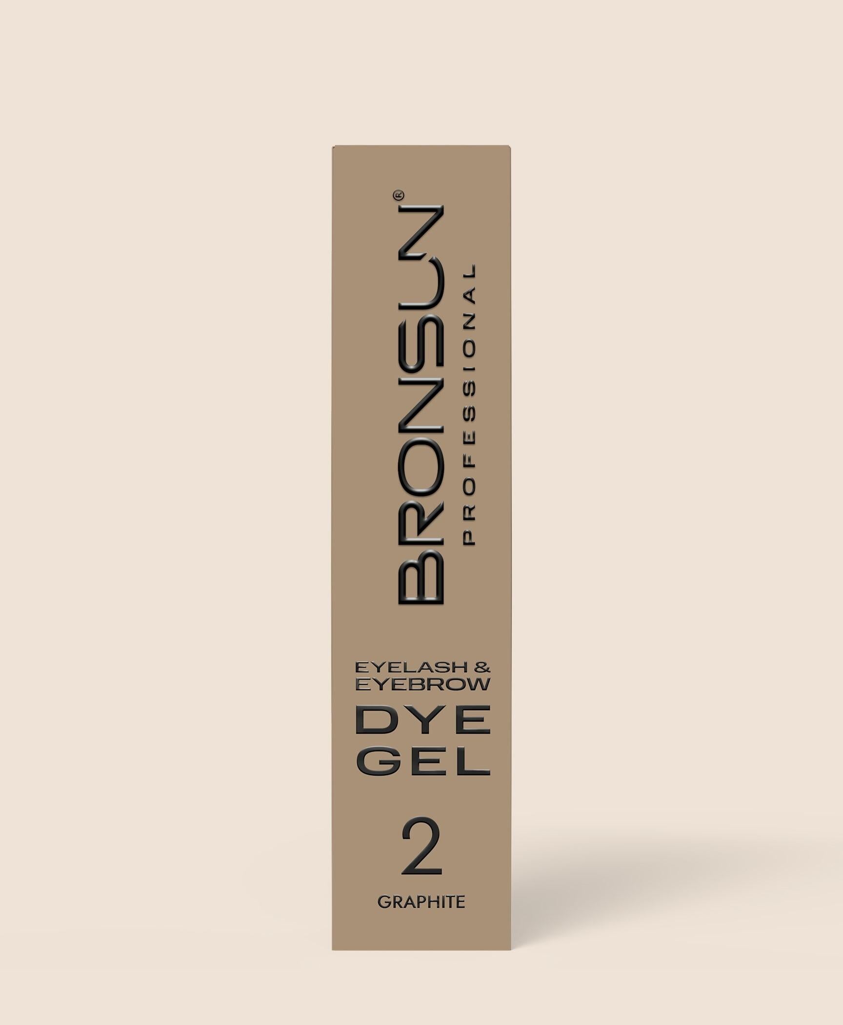 Bronsun - Eyelash & Eyebrow Gel Dye - Graphite - 15ml