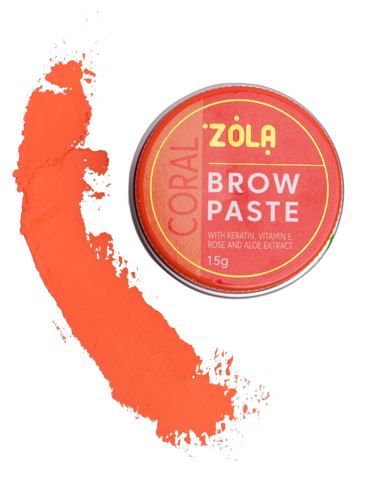 Zola Cosmetics - Coral Brow Paste 15g