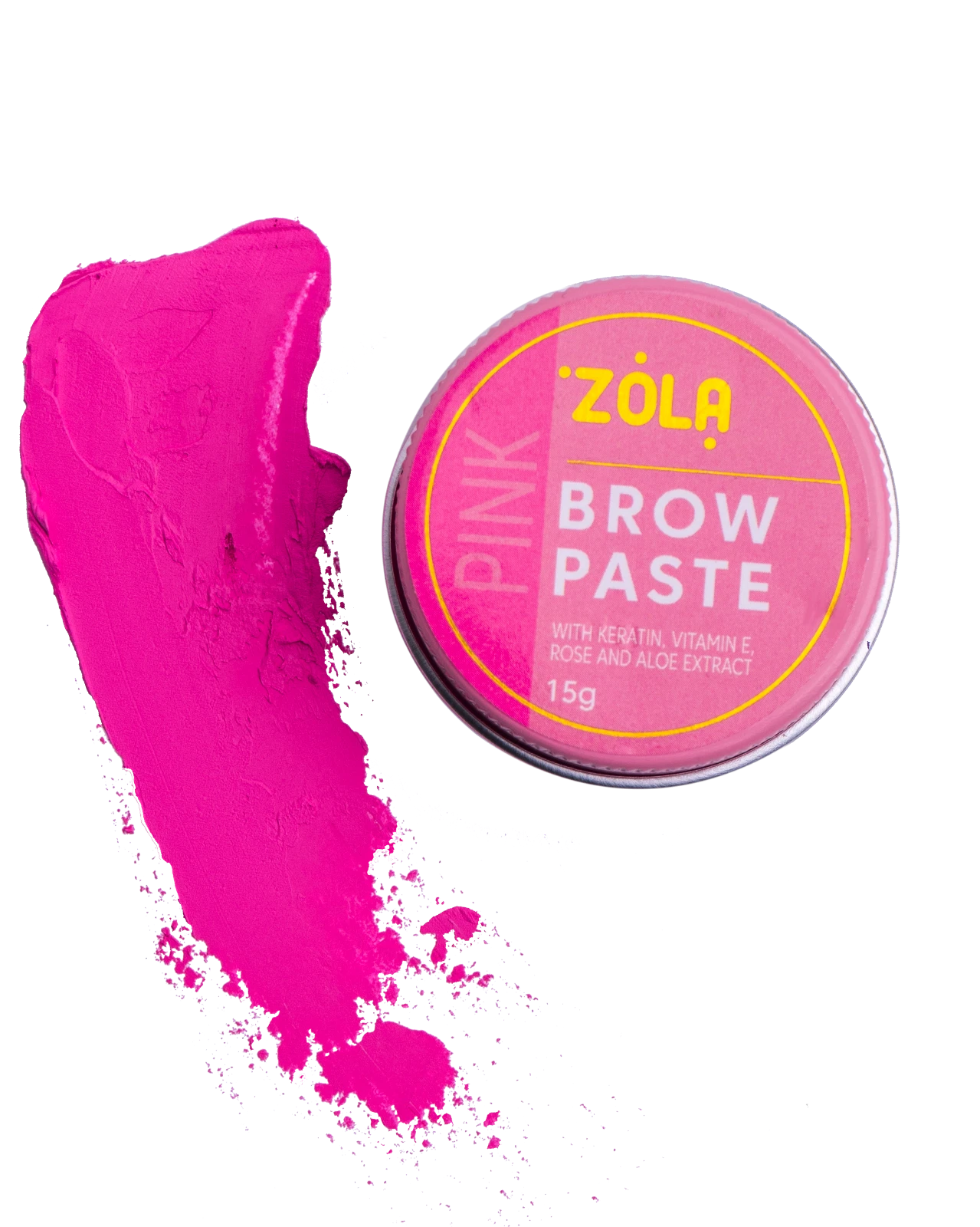 Zola Cosmetics - Pink Brow Paste 15g