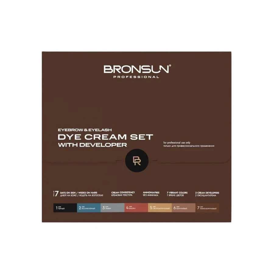 Bronsun - Eyelash & Eyebrow Cream Dye Bundle