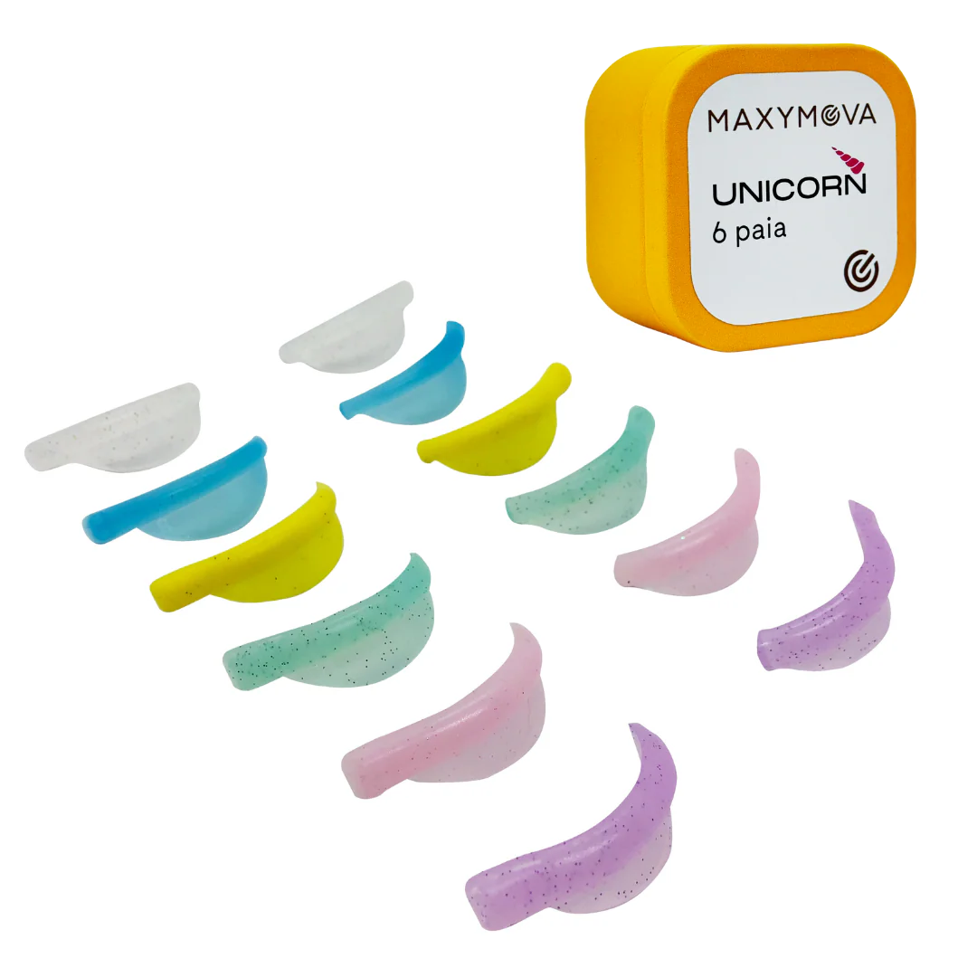 MaxyMova - Unicorn Lash Lift Silicone Shields - 6 Pairs