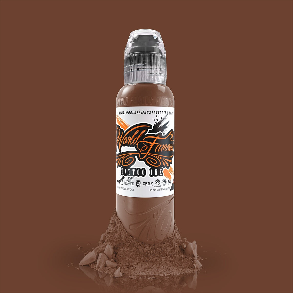 World Famous Ink- Jay Freestyle Watercolor Dark Brown 30ml