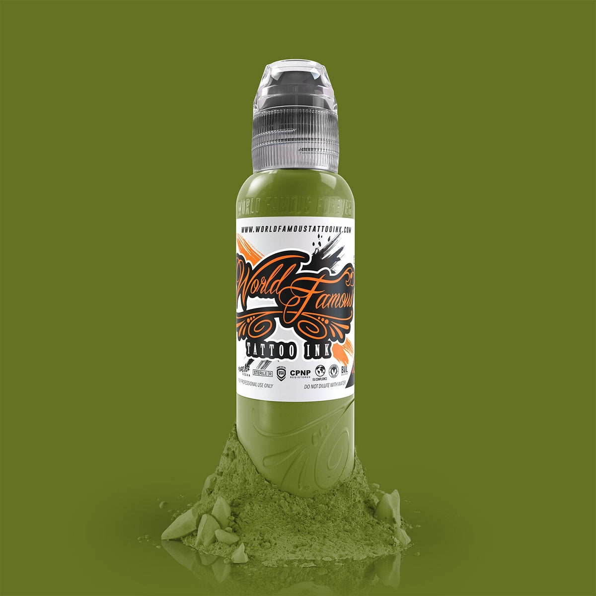 World Famous Ink- Jay Freestyle Watercolor Olive 30ml