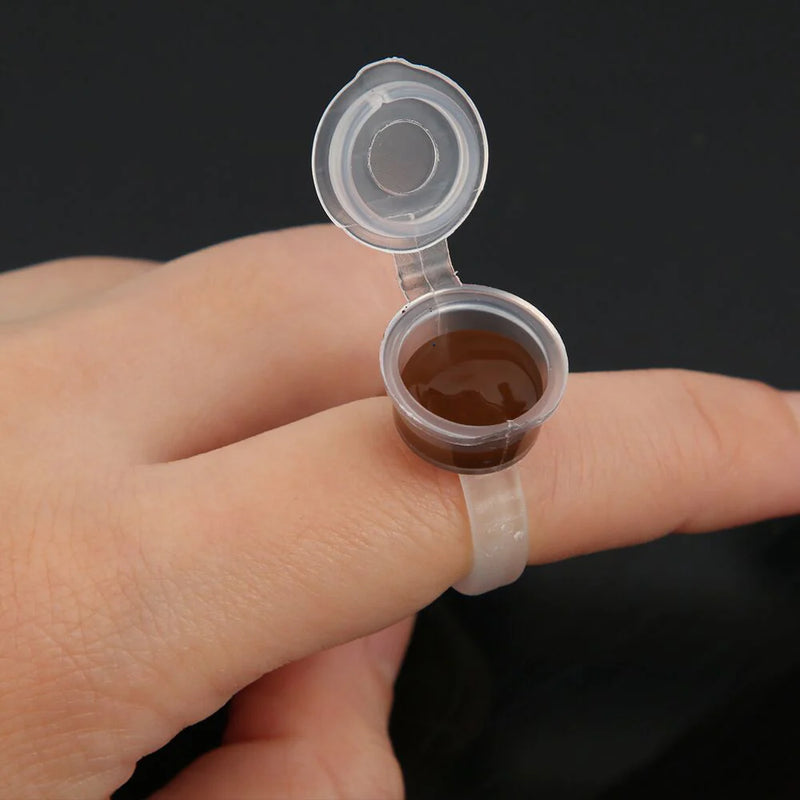 Ring Cup With Cap - 50pcs