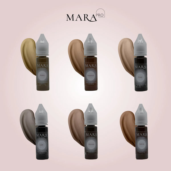 Mara Pro - Brow Pigments Set 6x15ml