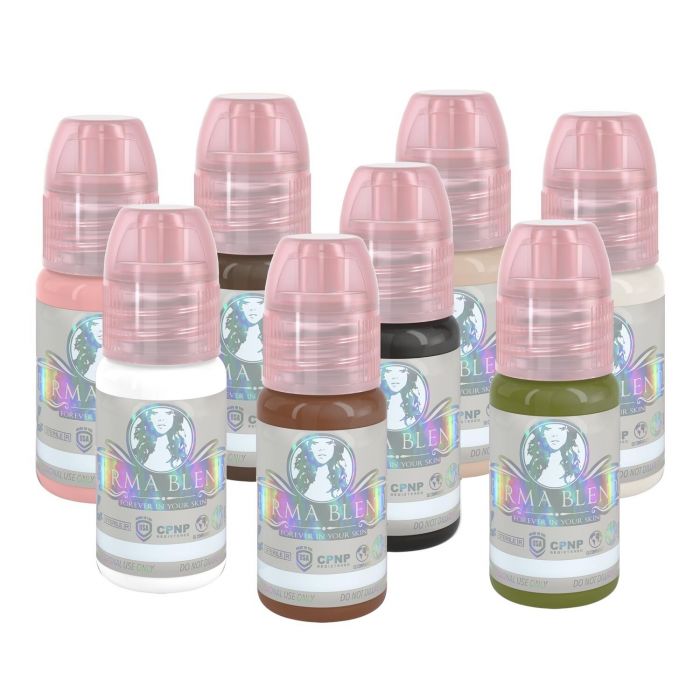 Areola Full Set - Perma Blend 8 x 15ml - Cosmedic Supplies